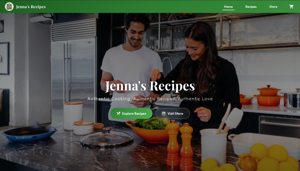 Jenna's Recipes cover
